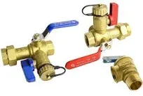 Hydro Master Tankless Water Heater Service Valve Kit with Pressure Rel