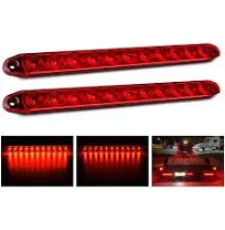 Nilight 16Inch 11 LED Red Trailer Light Bar