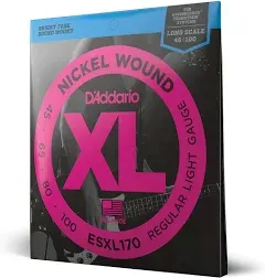 D&#039;Addario ESXL170 Long Scale Double Ball End 45-100