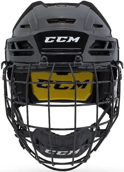 CCM Tacks 210 Combo Hockey Helmet (Black)