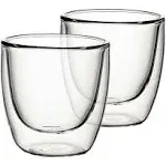 Villeroy &amp; Boch Artesano Hot Beverages Tumbler : Small-Set of 2, 2.5 in, Crys...