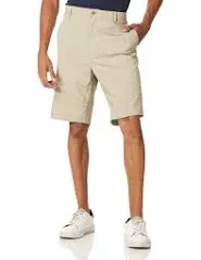 PGA TOUR Men&#039;s Flat Front Elastic Stretch Golf Short- 42, Gray Grey