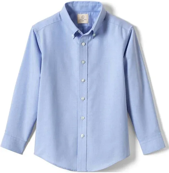 Lands' End Boys' Oxford Long Sleeve Dress Shirt