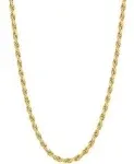 Giani Bernini Rope Link 20&#034; Chain Necklace 18k Gold-Plated Sterling Silver NEW