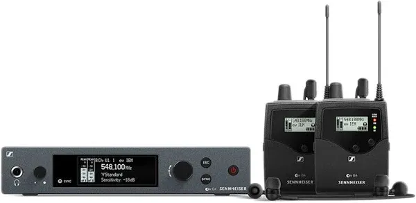 Sennheiser ew IEM G4-Twin Wireless Monitor System Kit (A: 516 to 558 MHz)