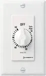 Intermatic FD60MWC 60-Minute Spring Loaded Wall Timer