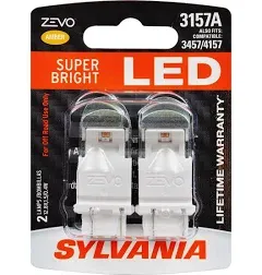 Sylvania Zevo 3157 Amber LED Bulb 2-Pack