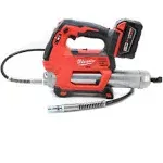 Milwaukee Cordless Lithium-Ion 2-Speed Grease Gun with 2 Batteries, 18 V