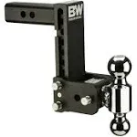 B&W Towing TS10040B B&W Tow And Stow Tri Ball 2 Adj Ball Mount 5 Drop/5-1/2 Rise, Black