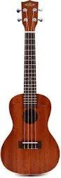 Kala KA-C Mahogany Concert Ukulele Bundle with Gig Bag, Tuner, Austin Bazaar Instructional DVD, and Polishing Cloth