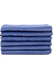 6 Premium Economy Moving Blankets - 80&#034; Long x 72 Wide - 23lb/Dozen