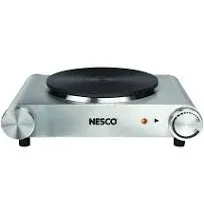 SB-01 Stainless Steel Electric Burner, 1500-watt, standard, Silver