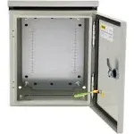 VEVOR 12x10x6&#034; Electrical Enclosure - UL NEMA 4, IP65 Waterproof Carbon Steel Ju