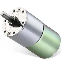 Greartisan DC 12V Gear Motor High Torque Electric Micro Speed Reduction Geared Motor Eccentric Output Shaft 37mm Diameter Gearbox