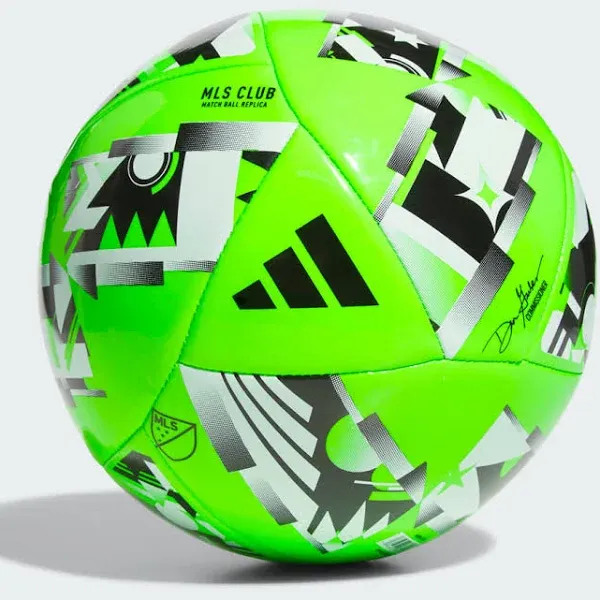 adidas MLS Club Soccer Ball Solar Green