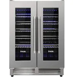 Thor Kitchen 42 Bottle Dual Zone Built-in Wine Cooler TWC2402