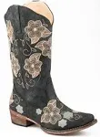 Roper Women's Riley Flowers Western Boot