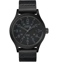 Timex Quartz Watch - Men's Expedition Scout Black Dial | TW4B14200JV