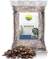 Anthurium Plant Potting Soil Mix, Indoor Houseplant Custom Blend for Flowering Anthuriums