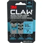 3M Claw Drywall Picture Hanger, Holds 15 lbs, 5 Hooks and 5 Spot