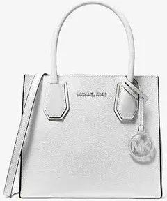 MICHAEL Michael Kors Mercer Medium Leather Messenger Crossbody Handbag