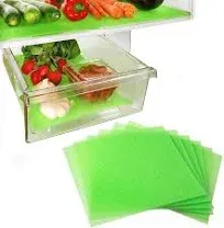  Fruit &amp; Veggie Life Extender Liner for Fridge Refrigerator Drawers, Green