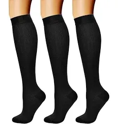 CHARMKING Compression Socks for Women & Men Circulation 15-20 mmHg is Best Athletic for Running