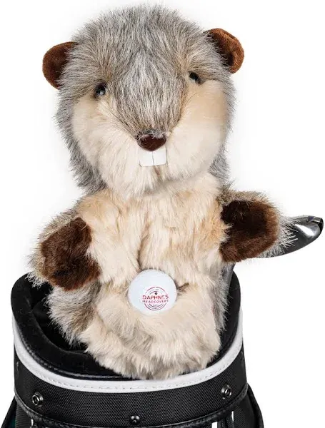 Gopher Golf Headcover - New Daphne&#039;s Driver Head Covers Beaver Plush Nice NWT