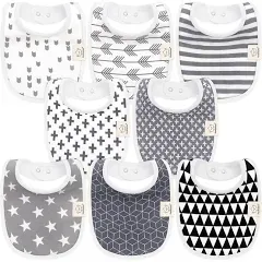 KeaBabies 8-Pack Baby Drool Bibs