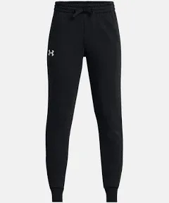 Under Armour Boys' Rival Fleece Joggers - Black, YMD