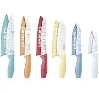 Cuisinart Advantage Knife  Ceramic-Coated Color 6 Knives with Covers