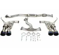 Invidia Gemini/R400 Single Layer Quad Titanium Tip Cat-Back Exhaust