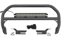 Black Nudge Bar w/20&#034; Black Series LED Bar for 2021-2024 4WD Ford Bronco 51046