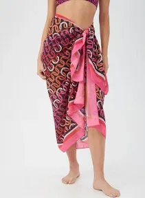 Trina Turk Women's Scarf Print Cover-Up