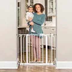 Regalo Easy Step Extra Wide Baby Gate, Includes 4-Inch and 4-Inch Extension K...