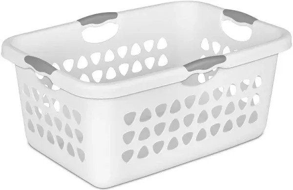 Sterilite White Plastic Laundry Basket