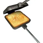 Pack Of 2 Cast Iron Pie Cooker Campfire Sandwich Maker