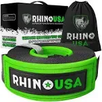 Rhino USA 3in x 20ft Ultimate Recovery Tow Strap