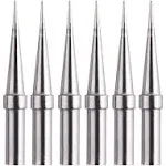 6Pcs Replacement Tips Weller ET Soldering Iron Tips for WES51/50,WESD5<wbr/>1,WE1010NA