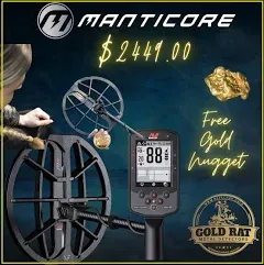 MANTICORE METAL DETECTOR BY MINELAB FIRST USA DEALER SINCE 1984 USA SALES ONLY