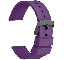 WOCCI Silicone Watch Band Quick Release Rubber Replacement Strap