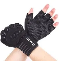 ihuan Ventilated Weight Lifting Gym Workout Gloves