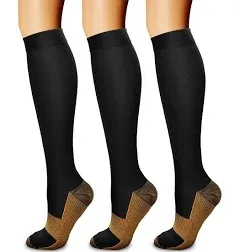 CHARMKING Compression Socks for Women & Men Circulation 15-20 mmHg is Best Athletic for Running