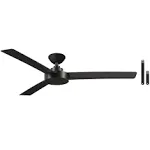 F524-CL Roto 52 Inch 3 Blade Ceiling Fan, Coal Black Finish