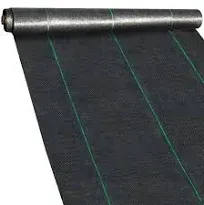 VEVOR 6ft x 300ft Premium Weed Barrier Fabric Heavy Duty 2.4Oz; Woven Weed Control Fabric