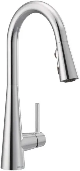 MOEN Sleek Chrome Single-Handle Pull Down Kitchen Faucet  7864