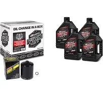 Maxima V-Twin Quick Change Kit Synthetic Filter 90-119014P