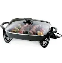 Presto 06852 16&#034; Electric Skillet with Glass Cove