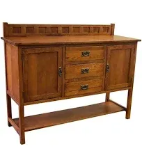 Crafters and Weavers Mission Turner Sideboard with 3 Drawers and 2 Doors - Michael's Cherry (MC-A)