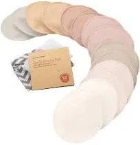 KeaBabies 14-Pack Organic Bamboo Nursing Breast Pads